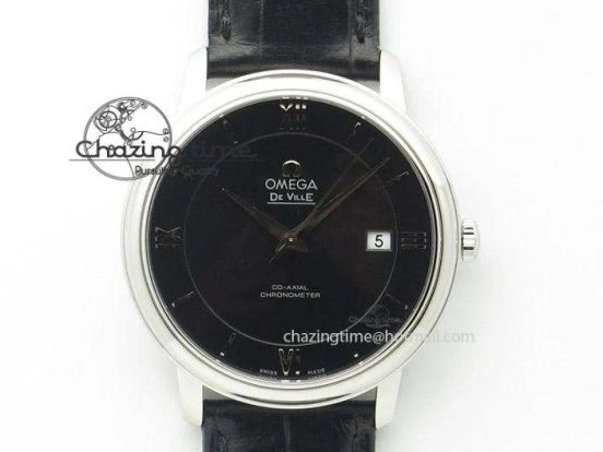 0427 HighQuality De Ville Chronograph SS OMF 1:1 Best Edition White Dial On SS Bracelet A 8151